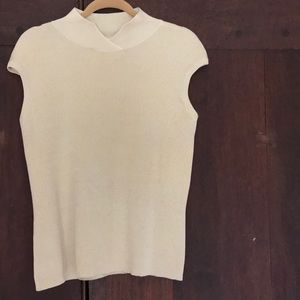 Coldwater Creek L Gold Top